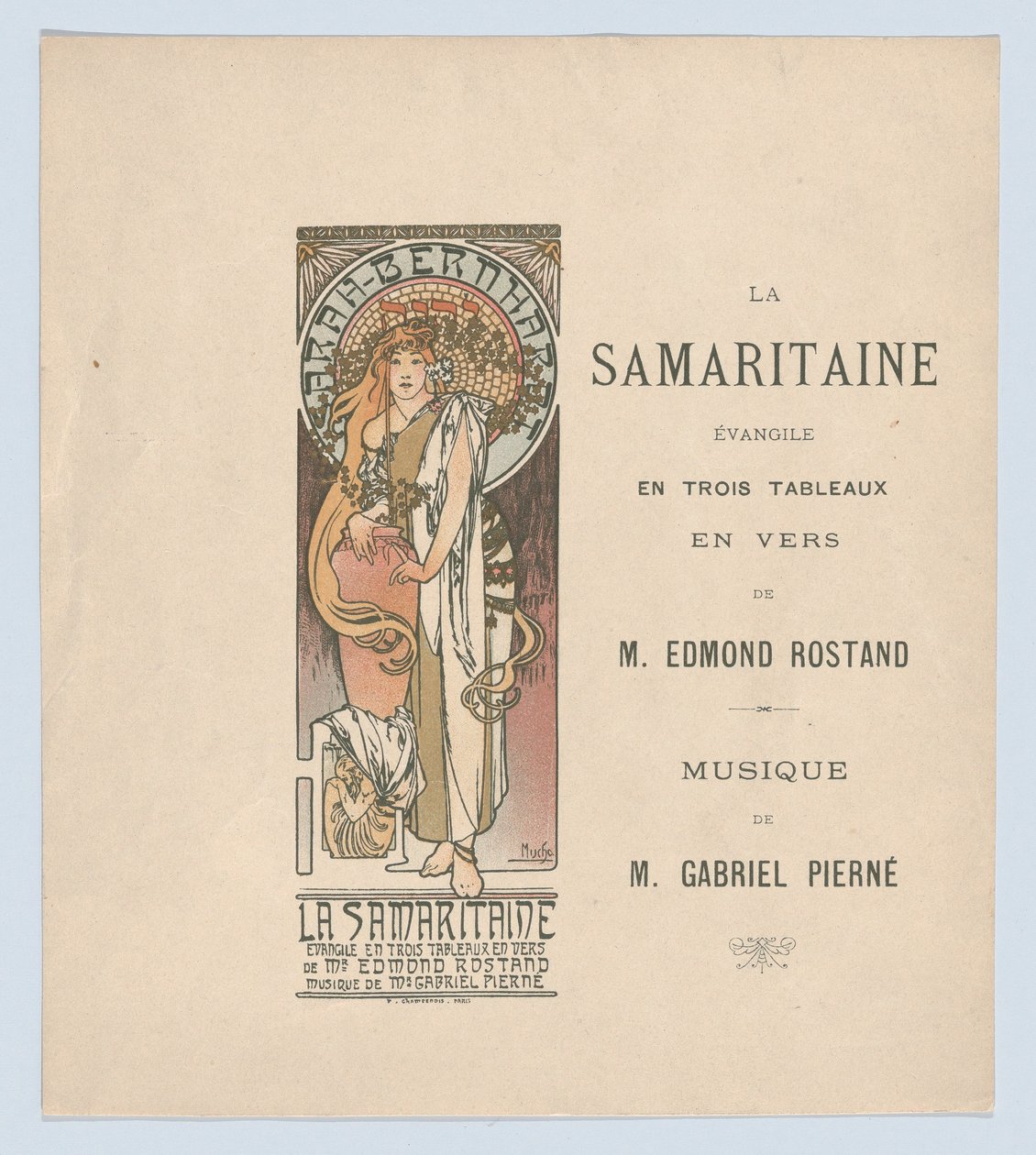 Samariten, 1897 av Alphonse Mucha
