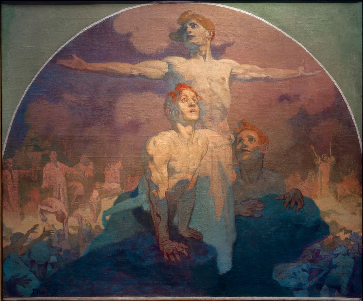 Manlighet av Alphonse Mucha