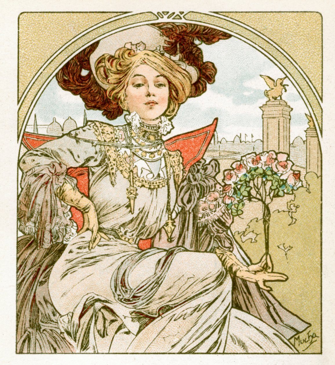 Parisutställningen, 1900 av Alphonse Mucha