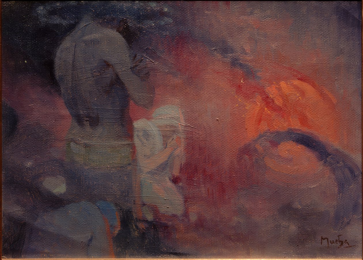 Symbolisk illustration av Alphonse Mucha