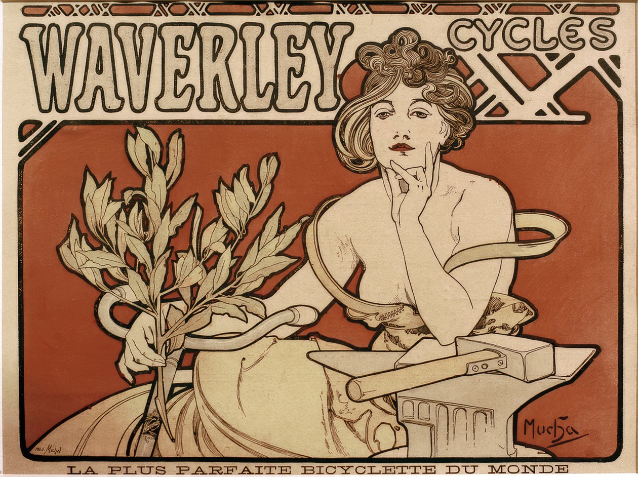 Waverley cyklar av Alphonse Mucha