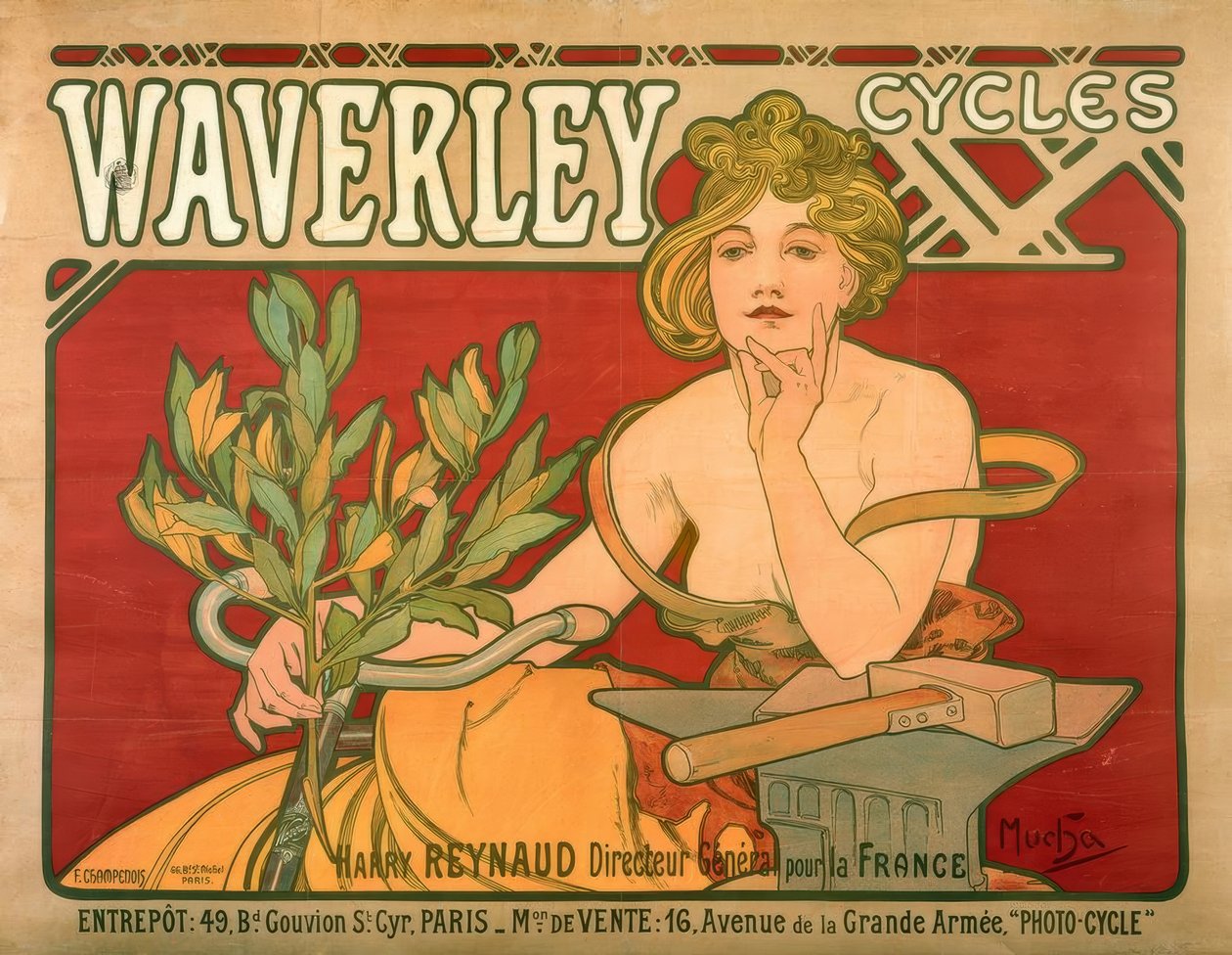 Waverley cyklar av Alphonse Mucha