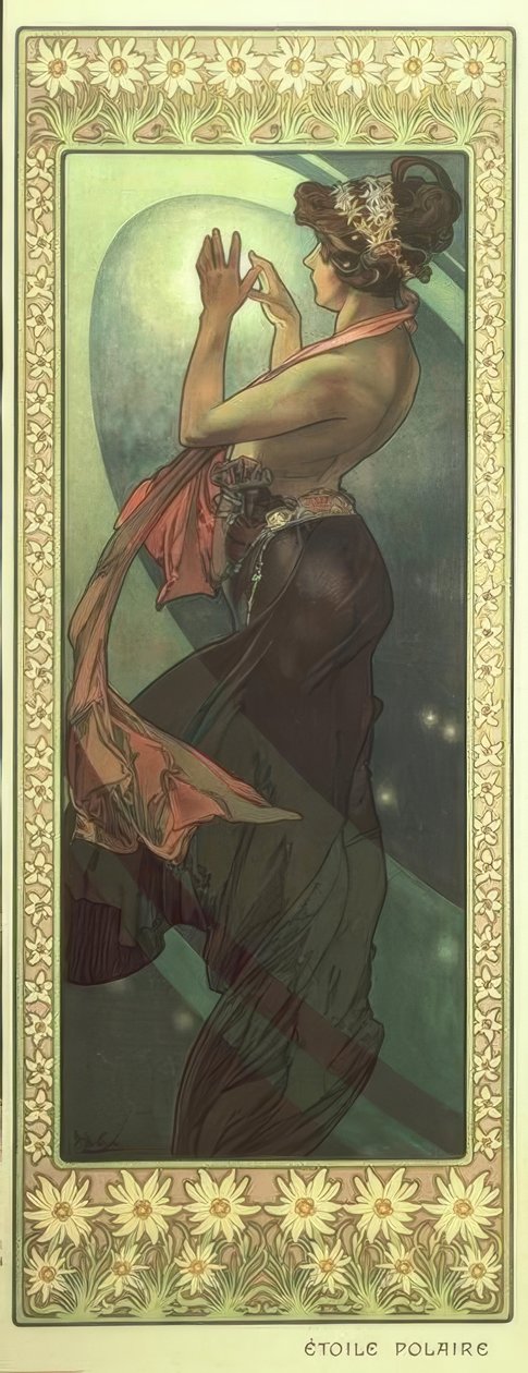 Polstjärnan av Alphonse Mucha