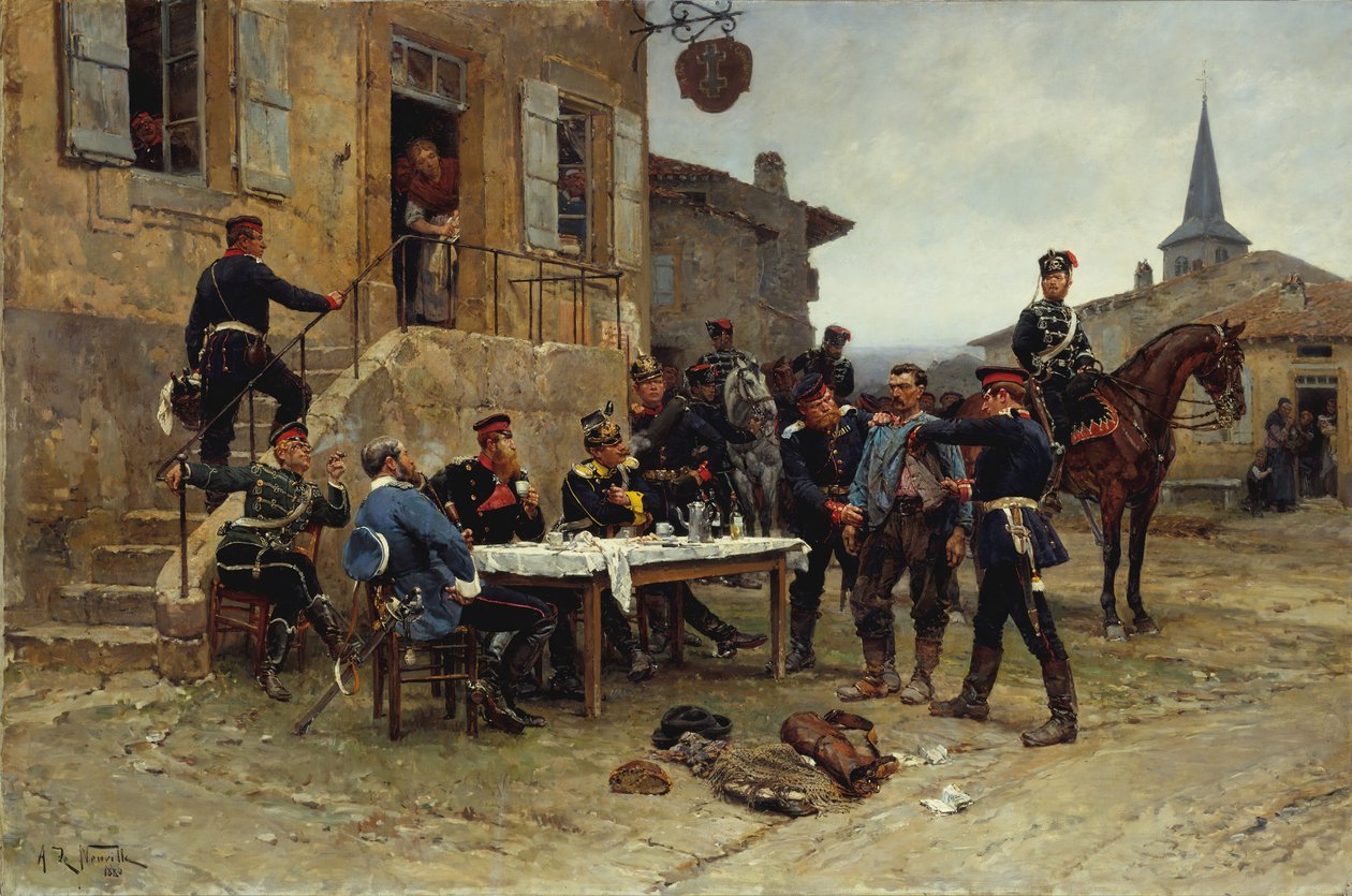 Sändningsbäraren, 1880. av Alphonse de Neuville
