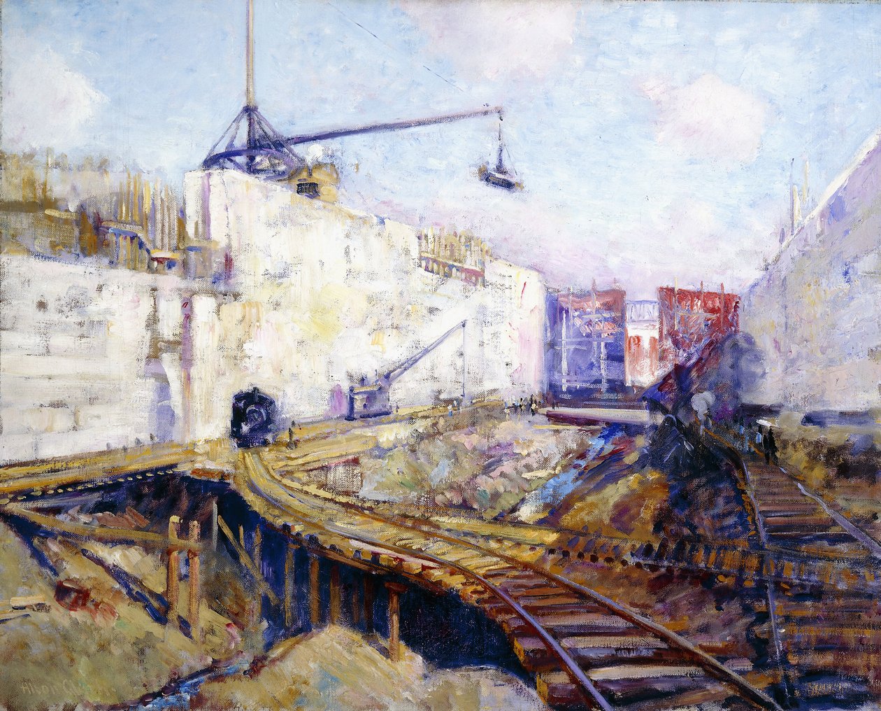 I slussen, Miraflores av Alson Skinner Clark