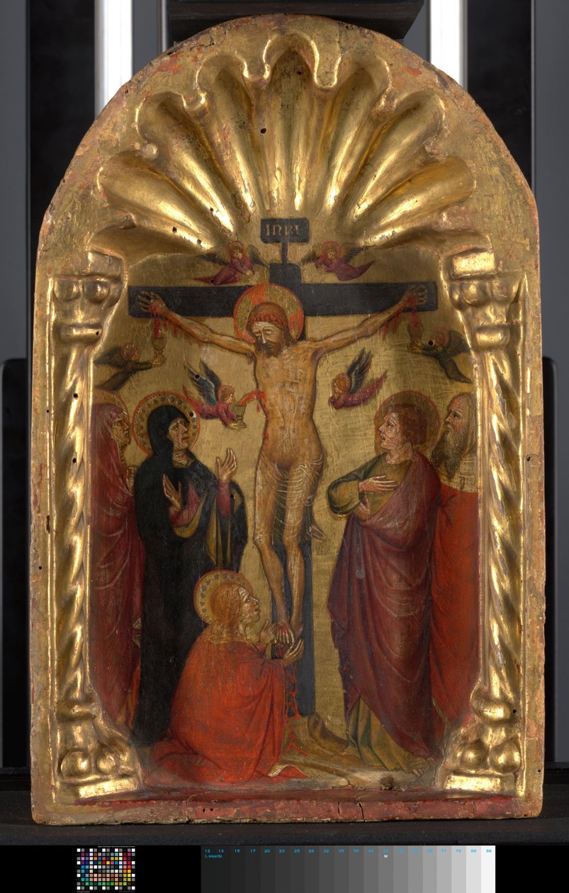 Korsfästelse av Altichiero da Verona (follower of)