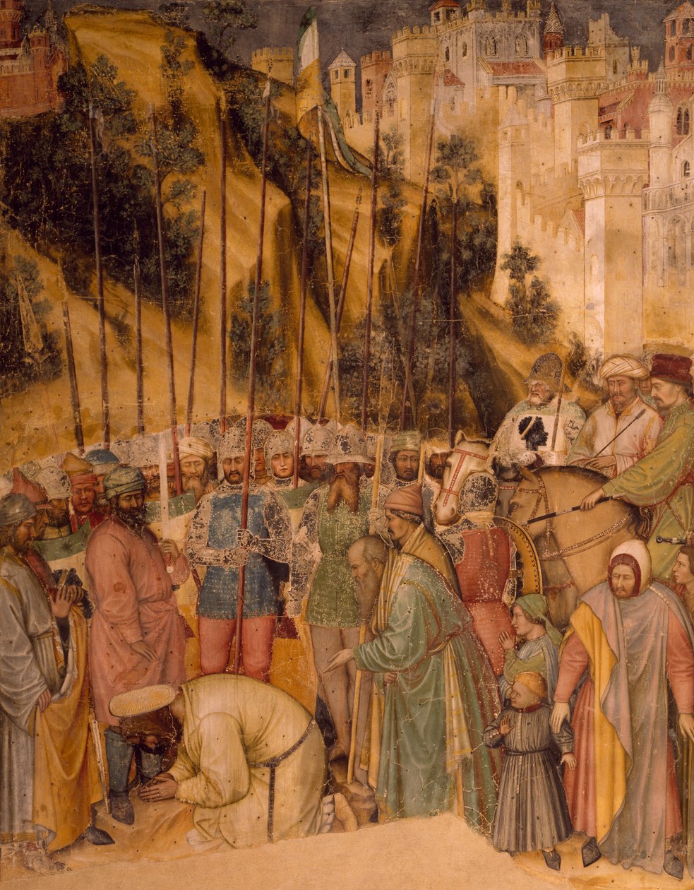 Beheading St George, avsnitt från Life of St George av Altichiero da Zevio