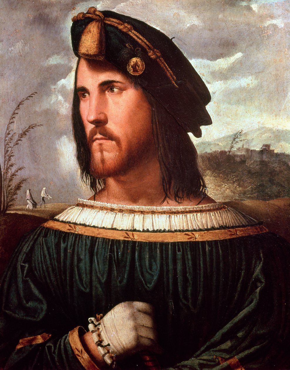 Cesare Borgia (1475-1507) hertig av Valencia av Altobello Meloni