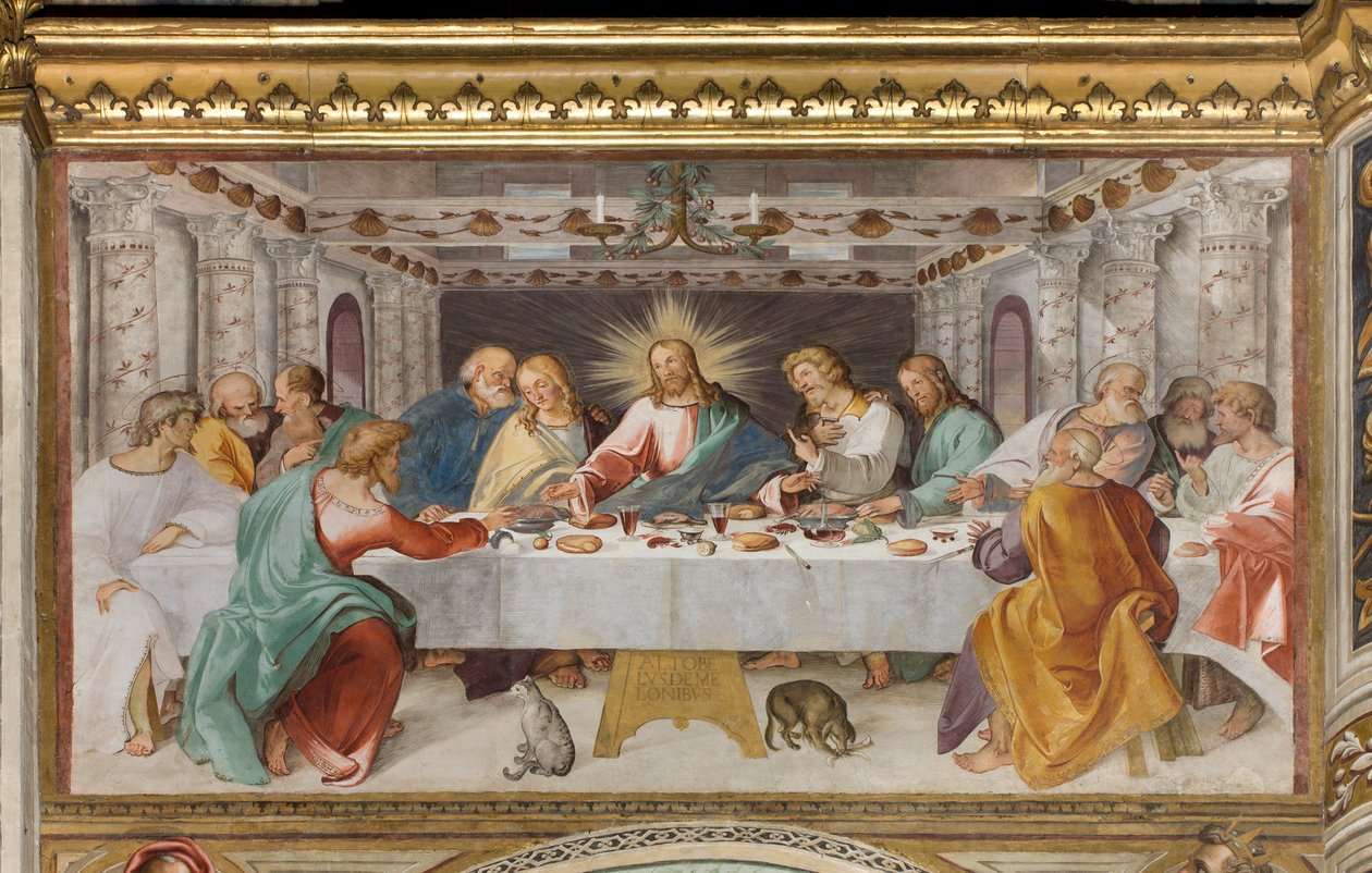 Presbytery, åttonde sydspann, Nattvarden, Altobello Melon av Altobello Melone