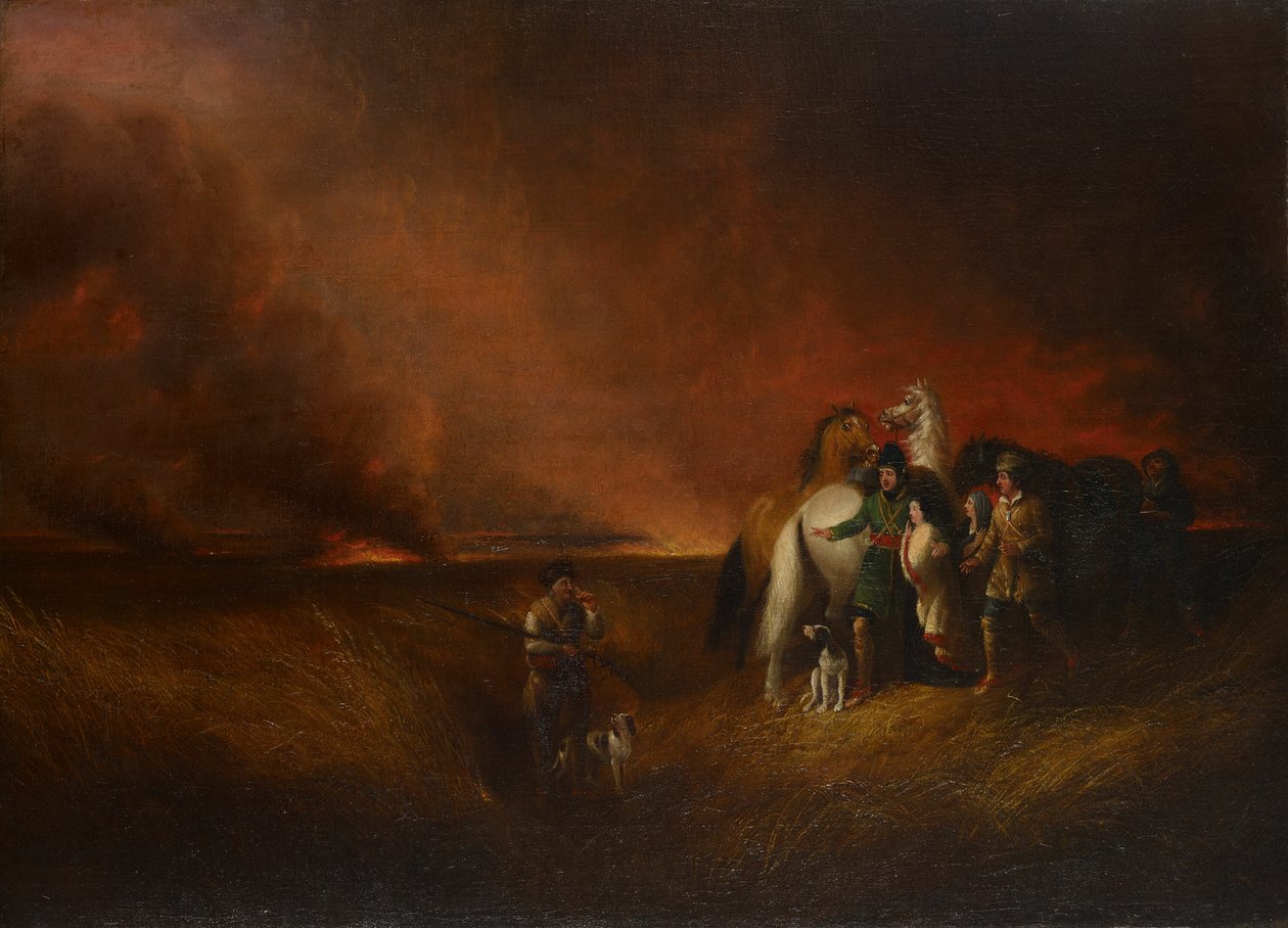 Prärien i brand, 1827. av Alvan Fisher