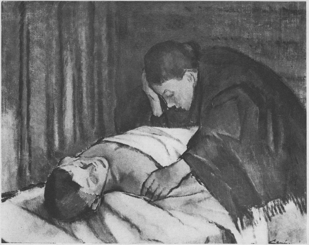  Pieta. Beschreibung lt. QuellenEnglish: Pieta - using people of Finland.n av Alvar Cawén