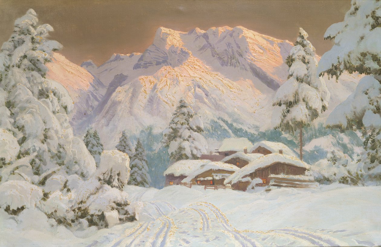 Hocheisgruppe, Österrike (olja) av Alwin Arnegger