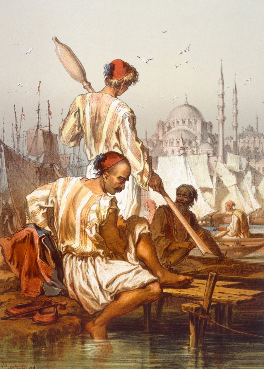 Båtsmän, 1865 av Amadeo Preziosi