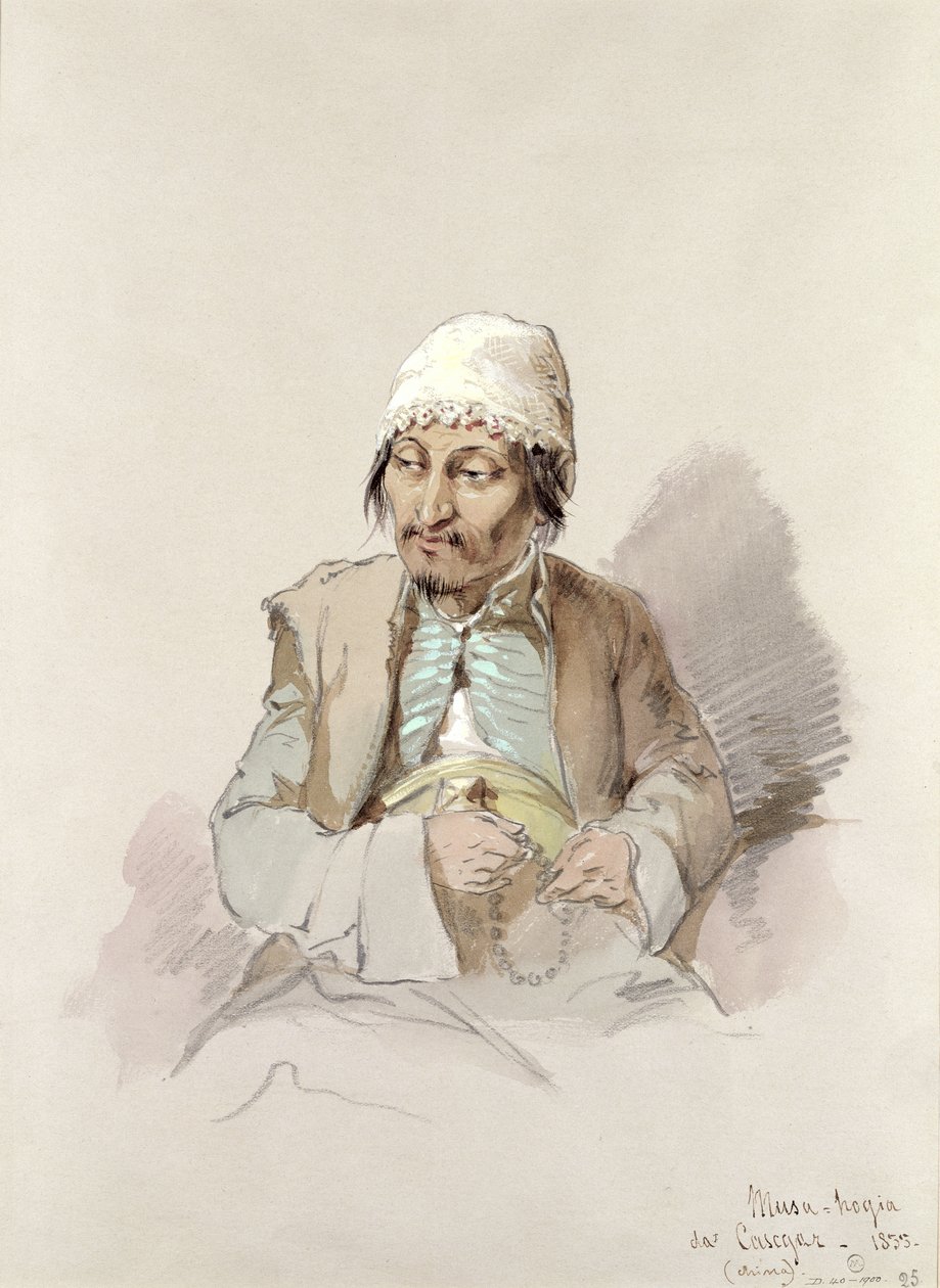 Musa - från Kashgar, ca 1855 av Amadeo Preziosi