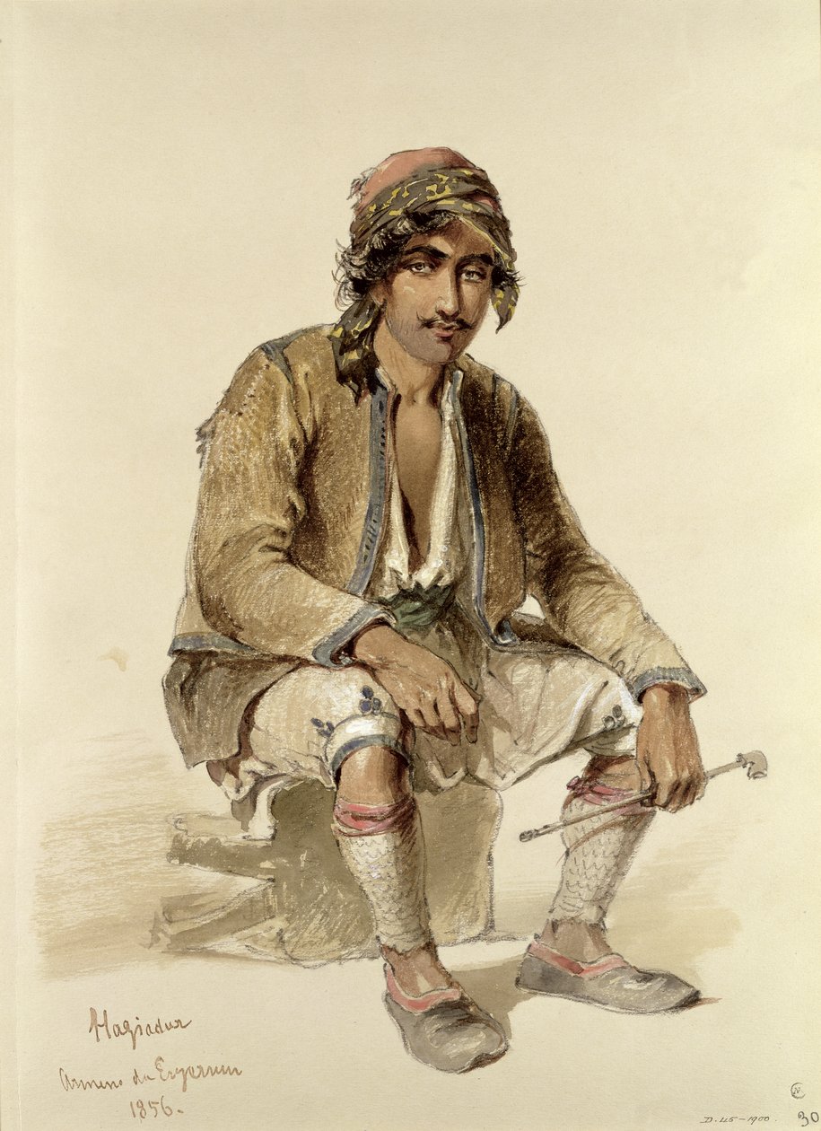 Hagiadur - från Erzerum, 1856 av Amadeo Preziosi