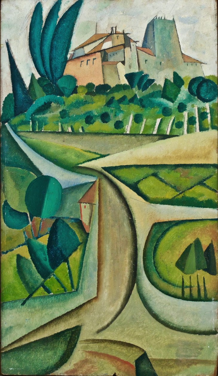 Manhufe landskap av Amadeu de Souza Cardoso