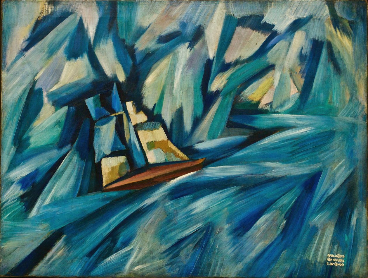 Segelbåt, ca 1914 (olja på duk) av Amadeu de Souza Cardoso