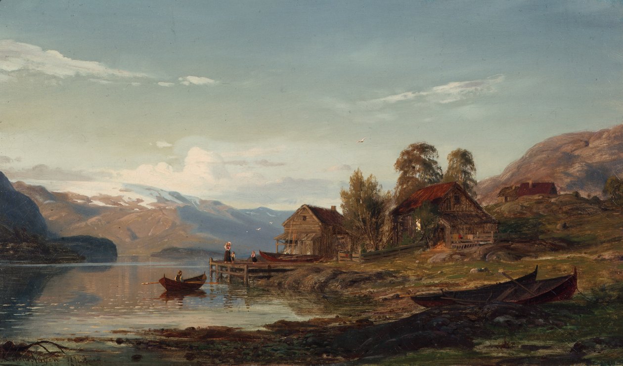 Vid fjorden av Amaldus Nielsen
