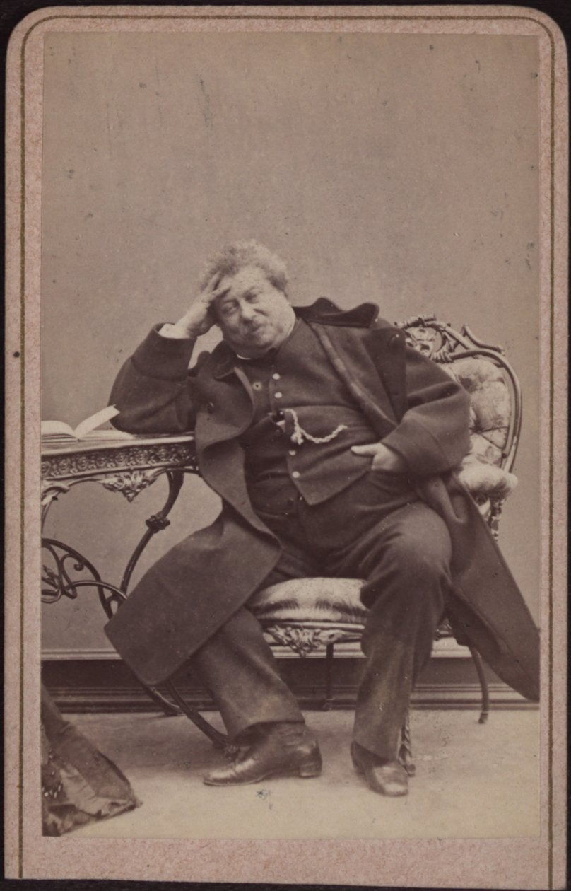Författaren Alexandre Dumas far 1802-1870, ca 1868. av Amand Helm