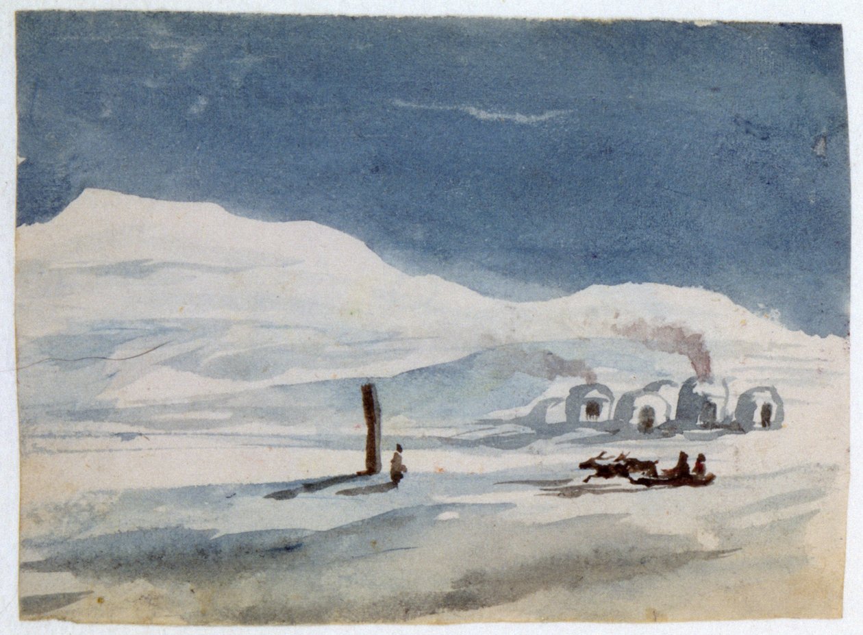 Igloos och esquimauxer