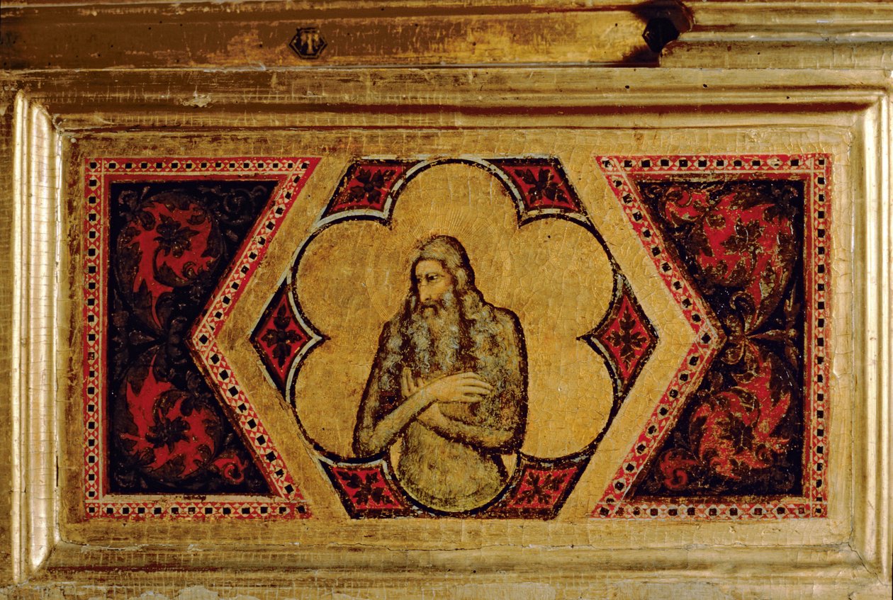 Kröning av Jungfrupolyptyken (predella längst till höger) (se även 65540-65550) av Ambrogio Bondone Giotto
