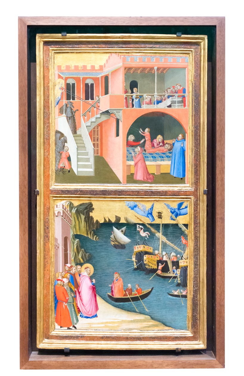 Berättelser om Sankt Nikolaus liv av Ambrogio Lorenzetti