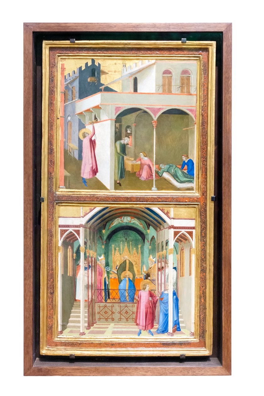 Berättelser om Sankt Nikolaus liv av Ambrogio Lorenzetti