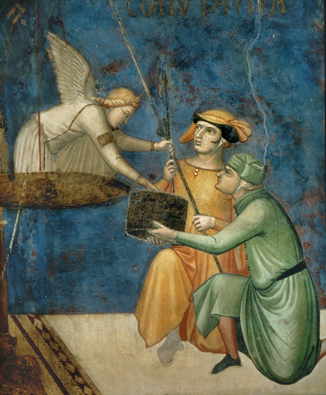 Allegorin om en god regering ... (muralmålning) av Ambrogio Lorenzetti