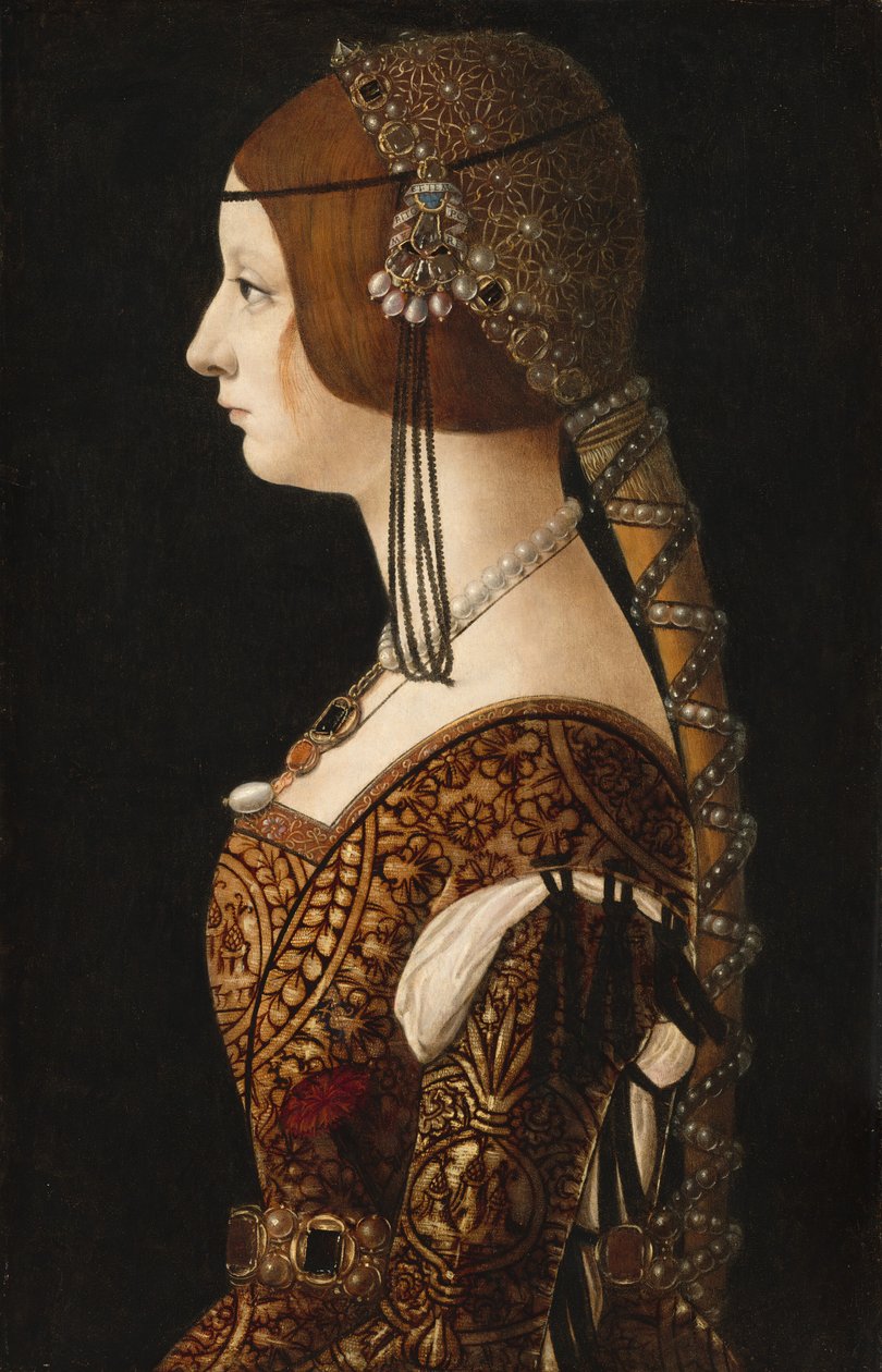 Bianca Maria Sforza av Ambrogio de Predis