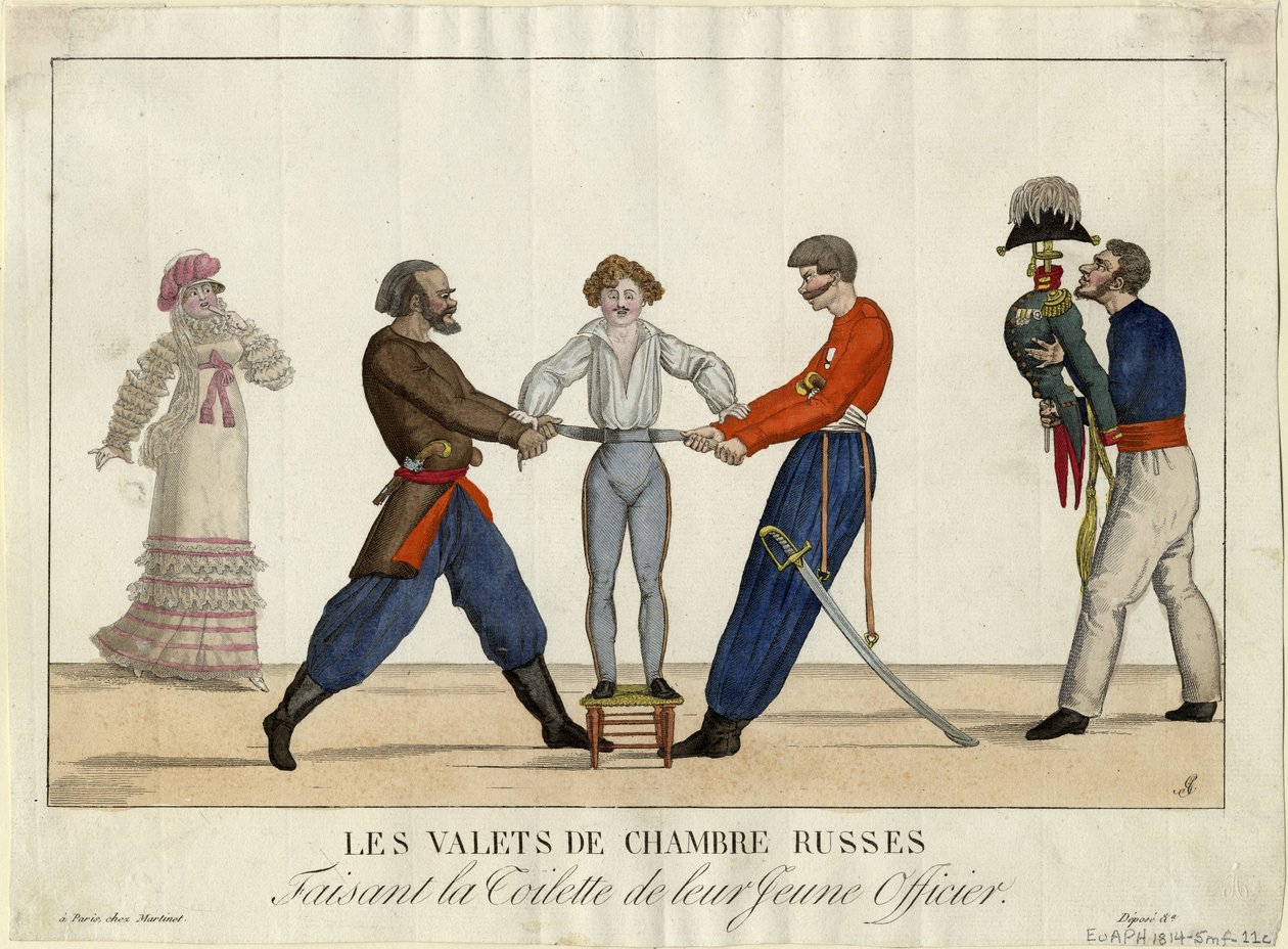 Toalett av en ung rysk officer, ca. 1815 av Ambroise Louis Garneray