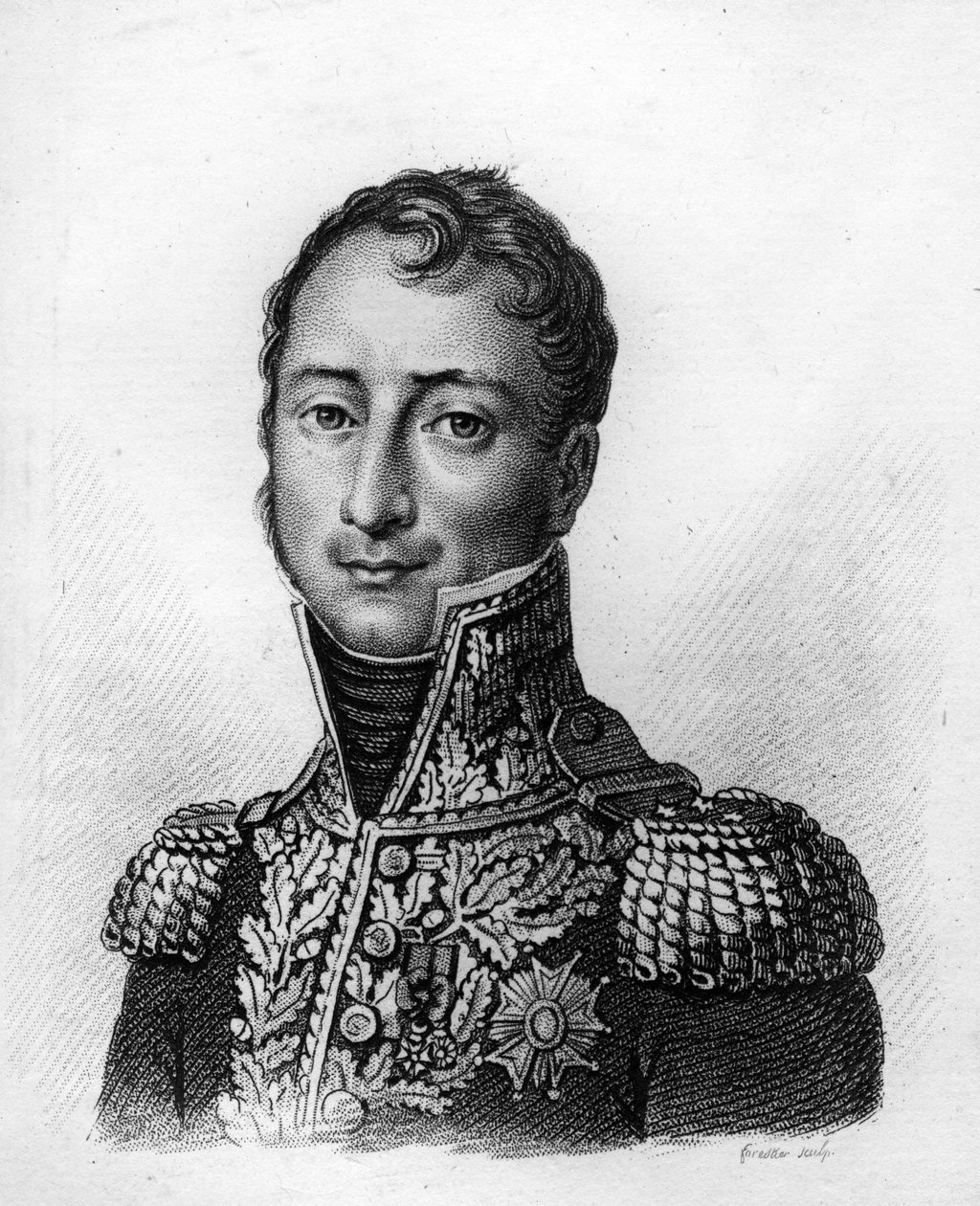 Auguste Jean Gabriel CAULAINCOURT (1777-1812) - i "Porträtt av franska generaler efter fransmännens segrar och erövringar"". Graverad av Ambroise Tardieu 1818. Stella Collection. av Ambroise Tardieu
