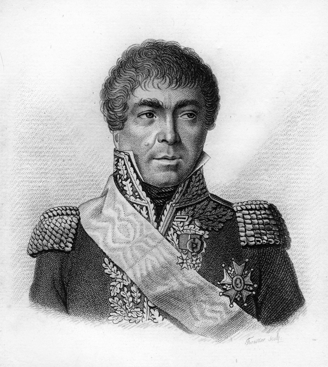 Edmé Etienne Borne DESFOURNEUES (1767-1849) - i "Porträtt av franska generaler efter fransmännens segrar och erövringar"". Graverad av Ambroise Tardieu 1818. Stella Collection. av Ambroise Tardieu