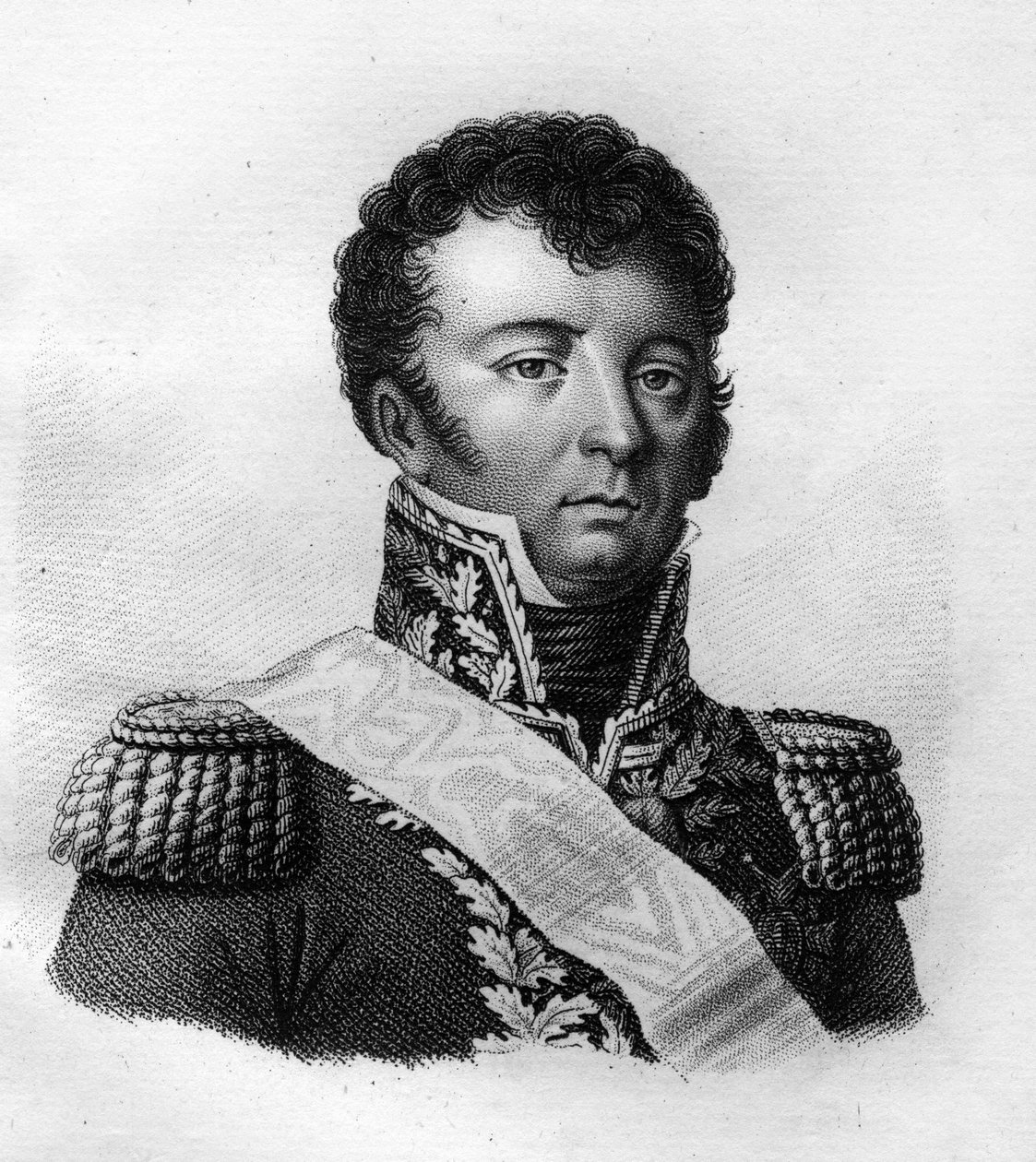 General Dominique Joseph Vandamme (1770-1830), greve av Unsebourg i "Porträtt av franska generaler efter fransmännens segrar och strider"". Graverad av Ambroise Tardieu 1818. Stella Collection. av Ambroise Tardieu