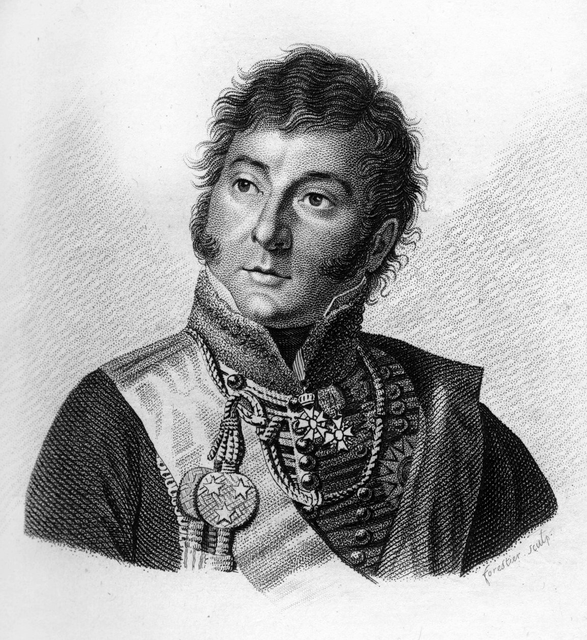 Guillaume Joseph Nicolas LAFON BLANIAC (1773-1833) - i” Porträtt av de franska generalerna efter fransmännens segrar och erövringar””. Graverad av Ambroise Tardieu 1818. Stella Collection. av Ambroise Tardieu
