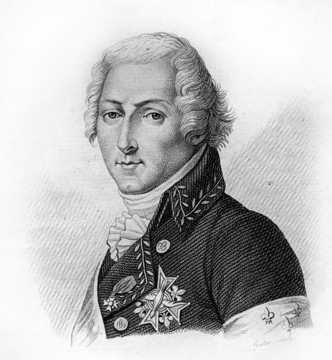 Louis Antoine Henri de Bourbon, hertig av Enghien Prins av huset Bourbon (1772 till 1804) - i "Porträtt av franska generaler efter fransmännens segrar och erövringar"". Graverad av Ambroise Tardieu 1818. Stella Collection. av Ambroise Tardieu
