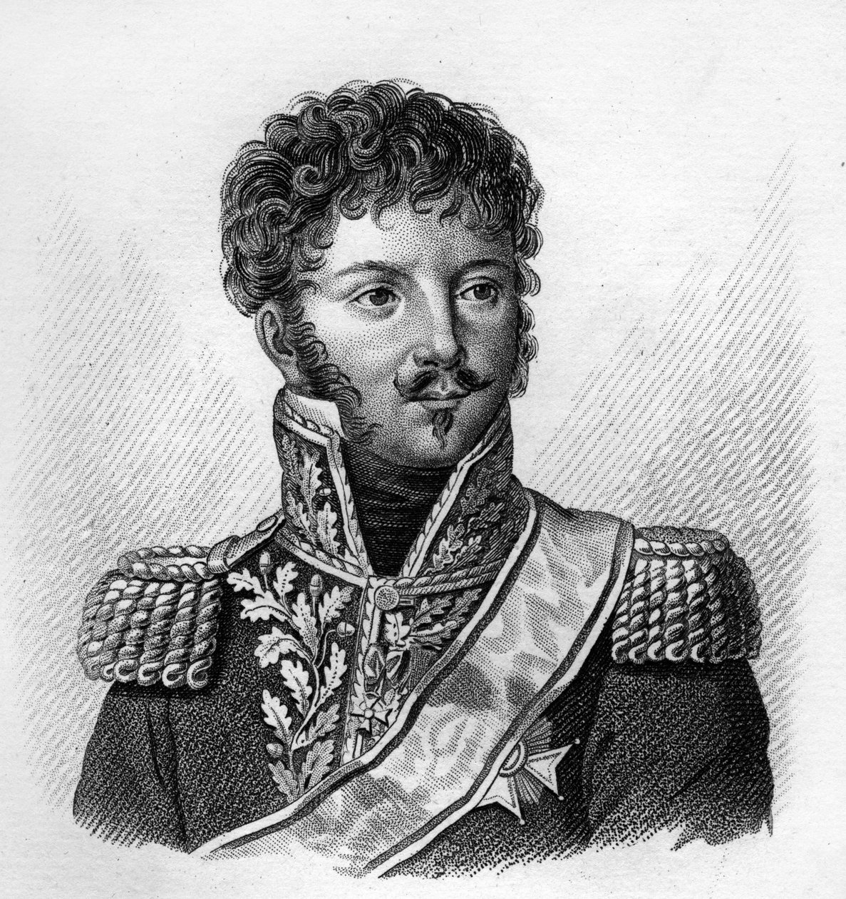 Louis Pierre de Montbrun (1770-1812) Riddare av Montbrun och av imperiet, sedan baron av Montbrun och av imperiet, sedan greve av Montbrun-in” Porträtt av de franska generalerna efter fransmännens segrar och erövringar””. Graverad av Ambroise Ta av Ambroise Tardieu