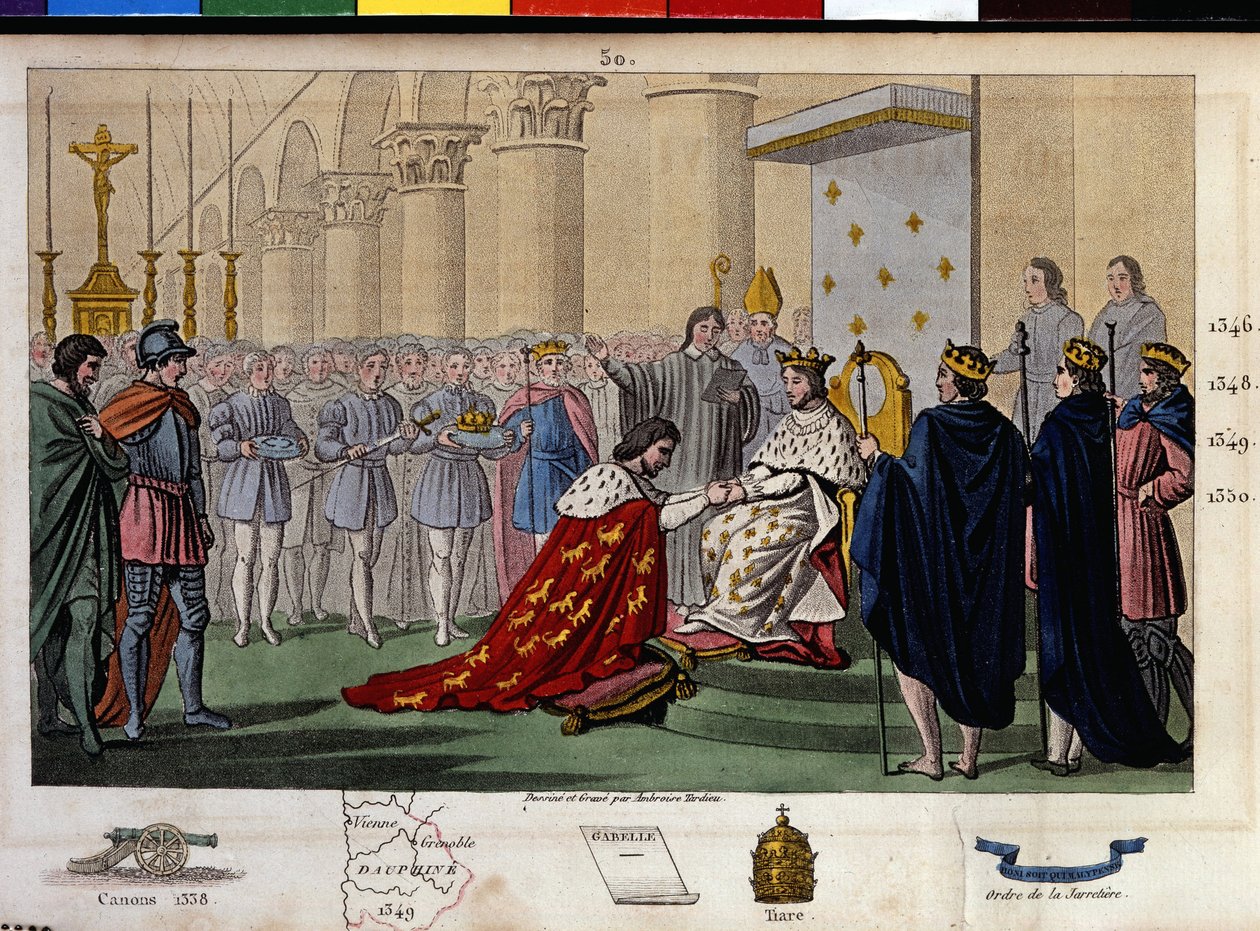 Filip VI av Valois (1294-1350) erkändes som kung av USA 1328, som avvisade anspråken från Edward III, kung av England, sonson till Filip Belen och Philippe d