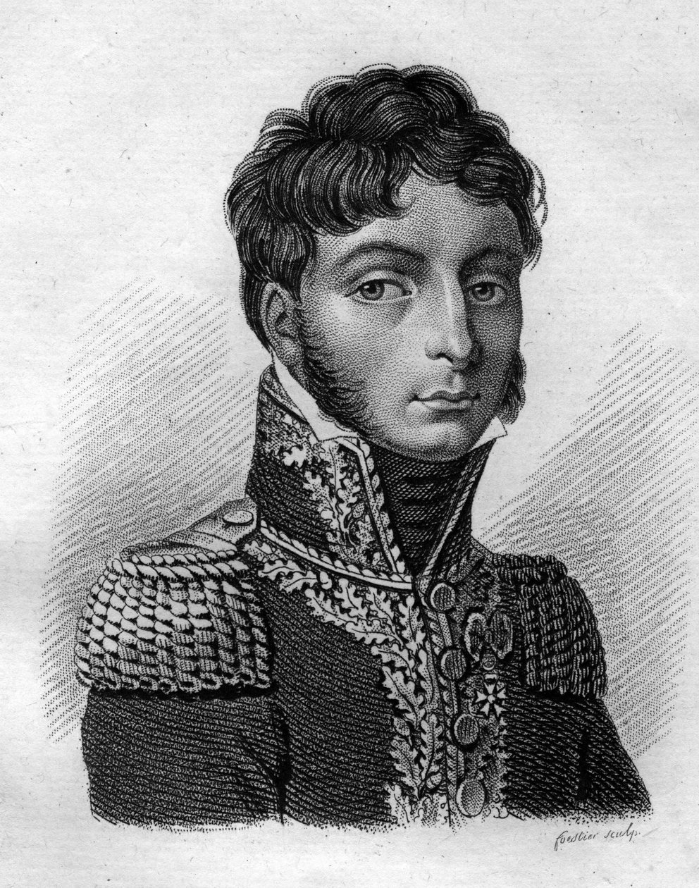 Philippe Paul, greve av Ségur (1780-1873), fransk general och historiker.- i” Porträtt av de franska generalerna efter fransmännens segrar och erövringar””. Graverad av Ambroise Tardieu 1818. Stella Collection. av Ambroise Tardieu