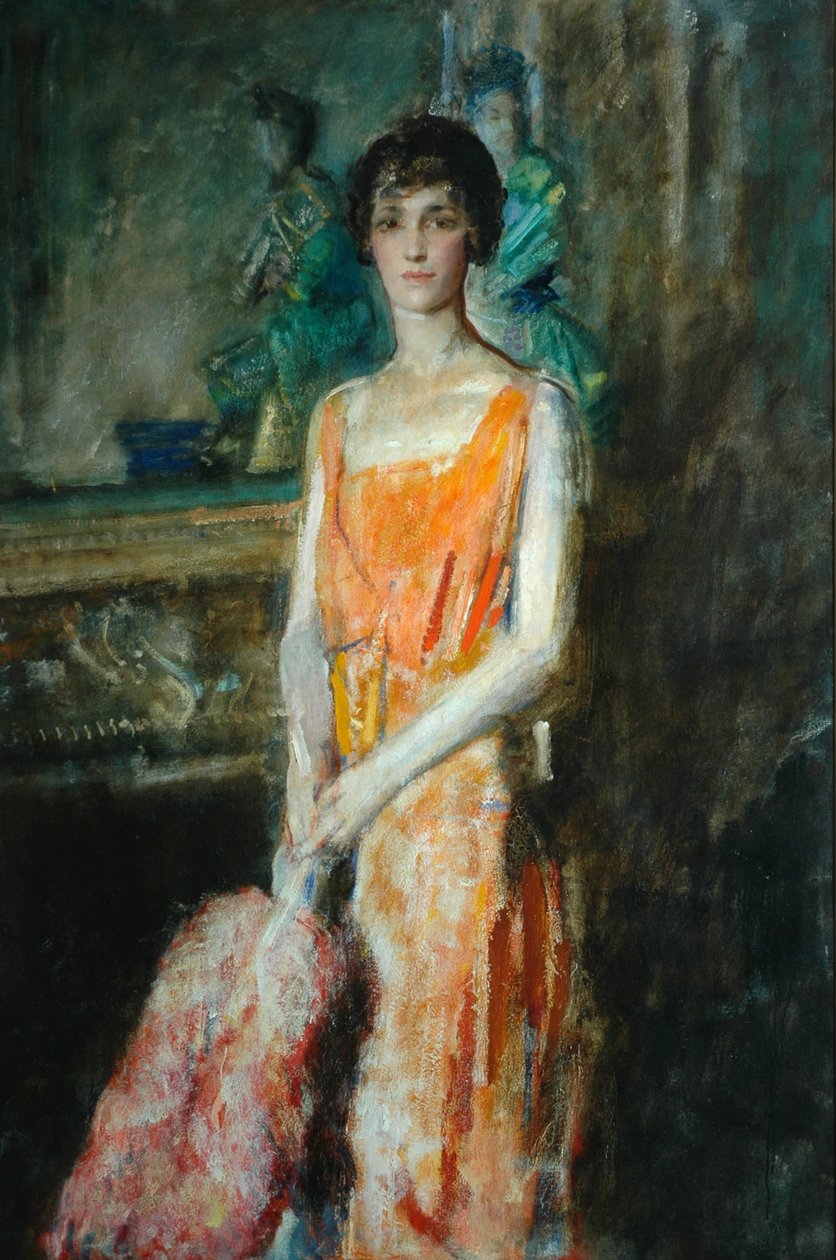 Mademoiselle de Pourtales, ca 1925 av Ambrose McEvoy