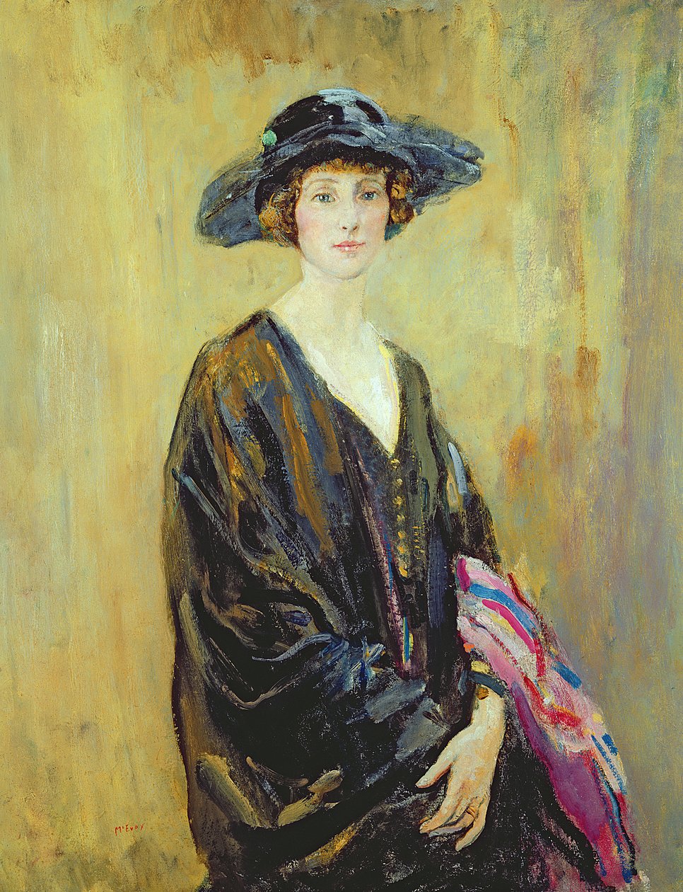 Porträtt av Dorothy Una Ratcliffe (1891-1967) (olja på duk) av Ambrose McEvoy