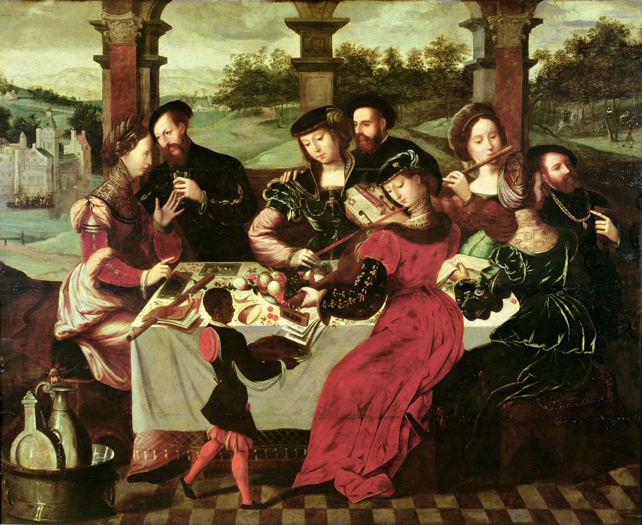 Konserten efter måltiden av Ambrosius Benson