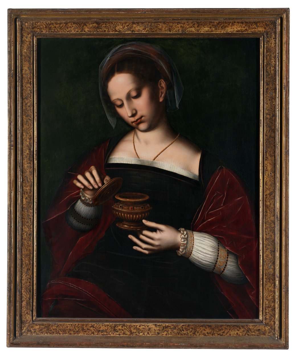 Maria Magdalena (olja på duk) av Ambrosius Benson