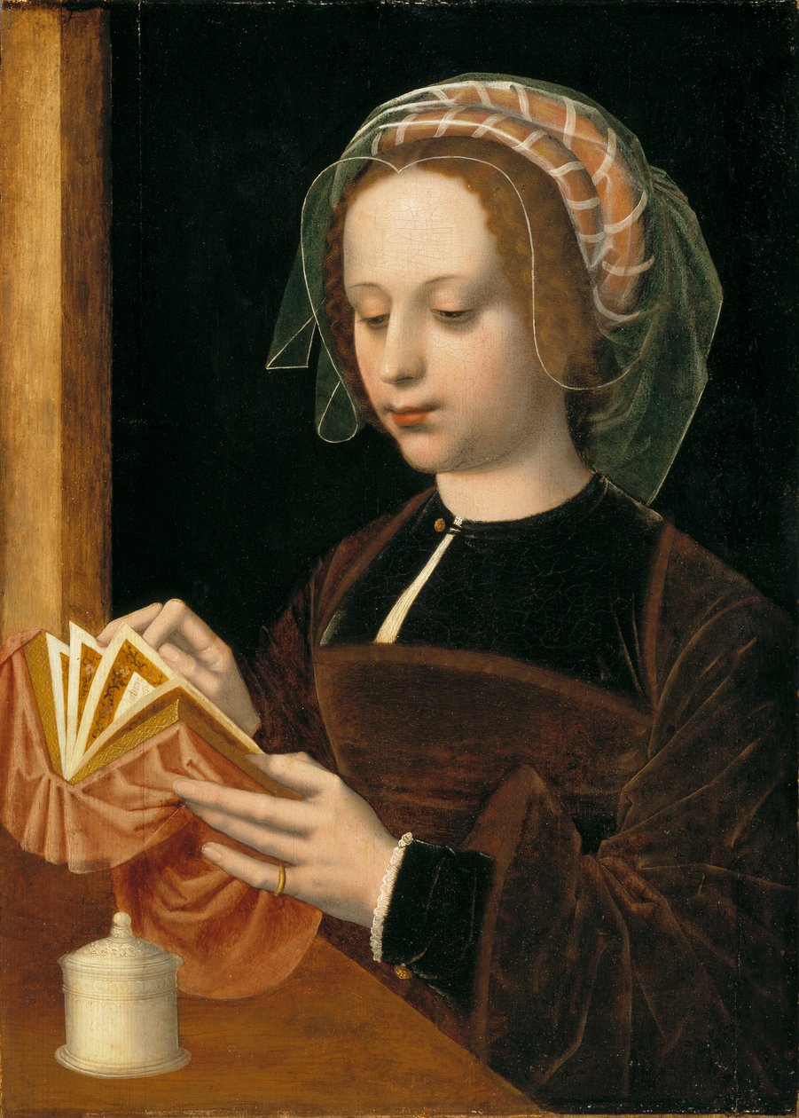 Magdalenaläsningen, c.1530-50 av Ambrosius Benson