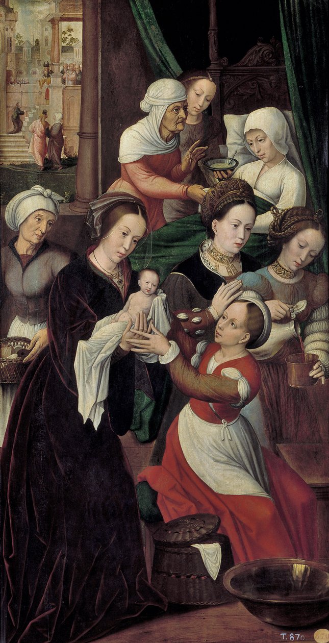 Jungfru Marias födelse av Ambrosius Benson