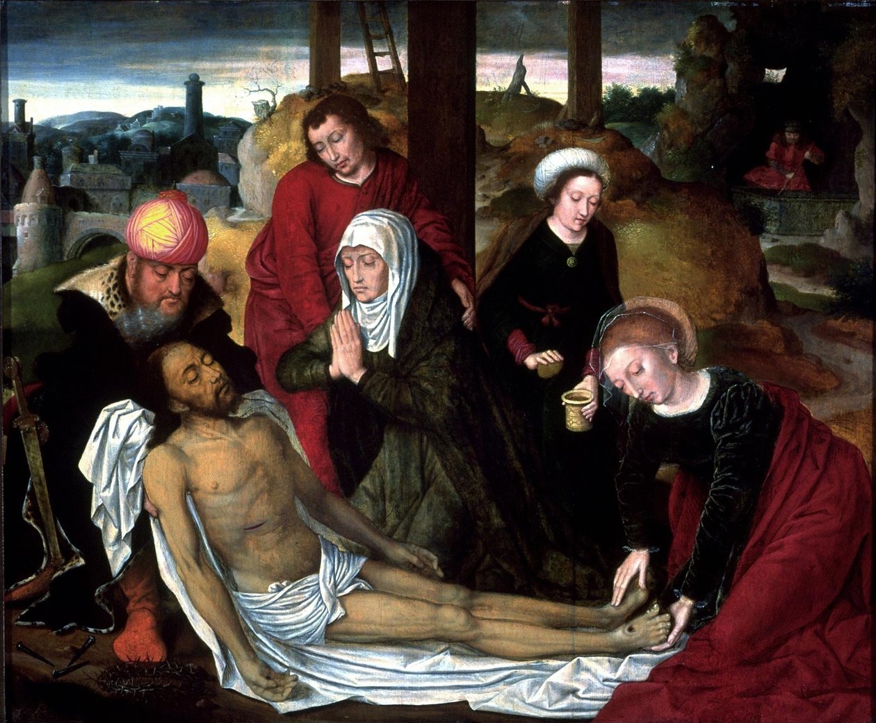 Klagovisan över den döde Kristus av Ambrosius Benson