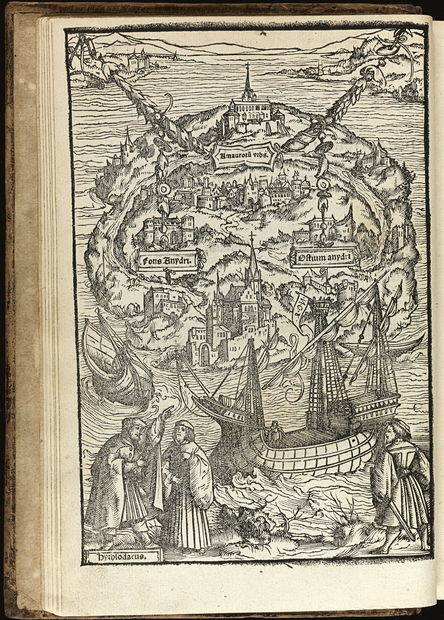 Utopia av Thomas More par Holbein, Ambrosius (1494-ca 1520) av Ambrosius Holbein