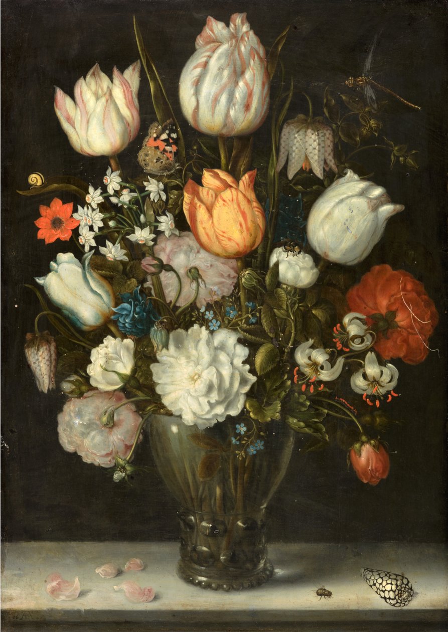 Blommor, ca 1608 (målning) av Ambrosius the Elder Bosschaert