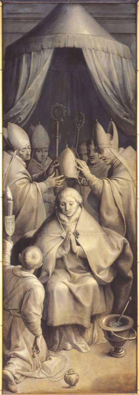 Välsignelsen från Saint Eligius (olja på panel) av Ambrosius the Elder Francken or Franck