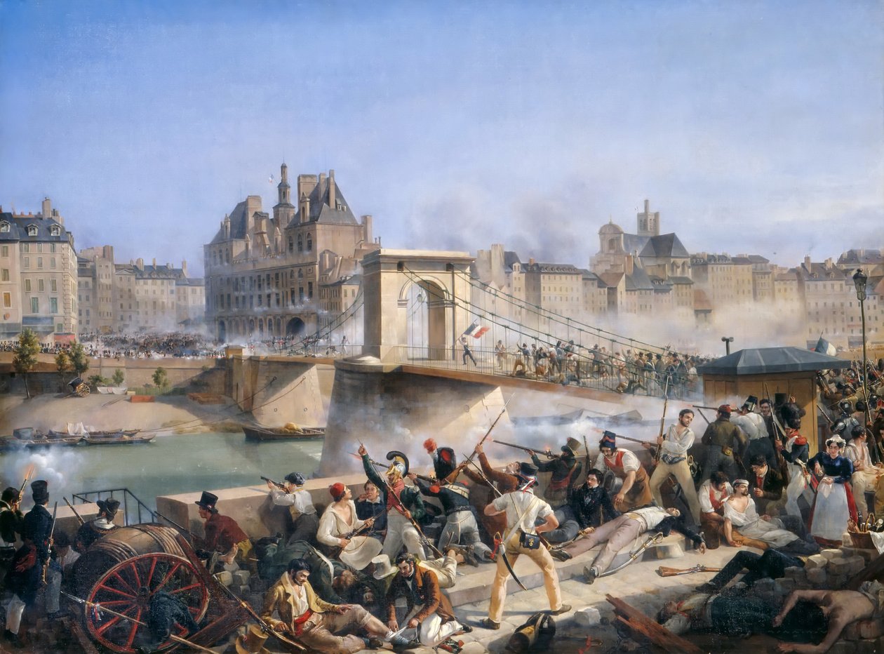 Attack mot Hotel de Ville och strid mot Pont d