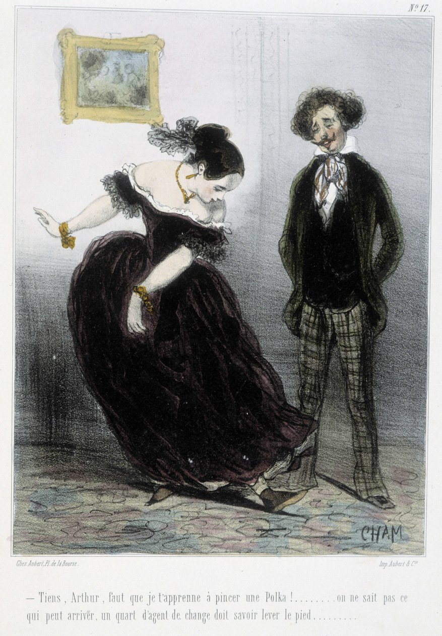 Karikatyr - i "" Madeleines"" av Cham, v.1870-1880 av Amédée de Noé